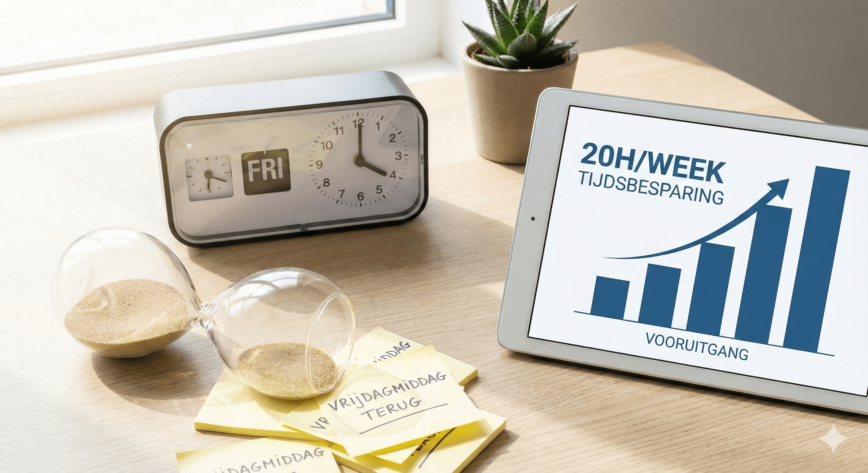 Hoe je 20 Uur per Week Bespaart met AI (Zonder Mensen te Ontslaan) - Praktische AI gids voor Nederlandse MKB bedrijven