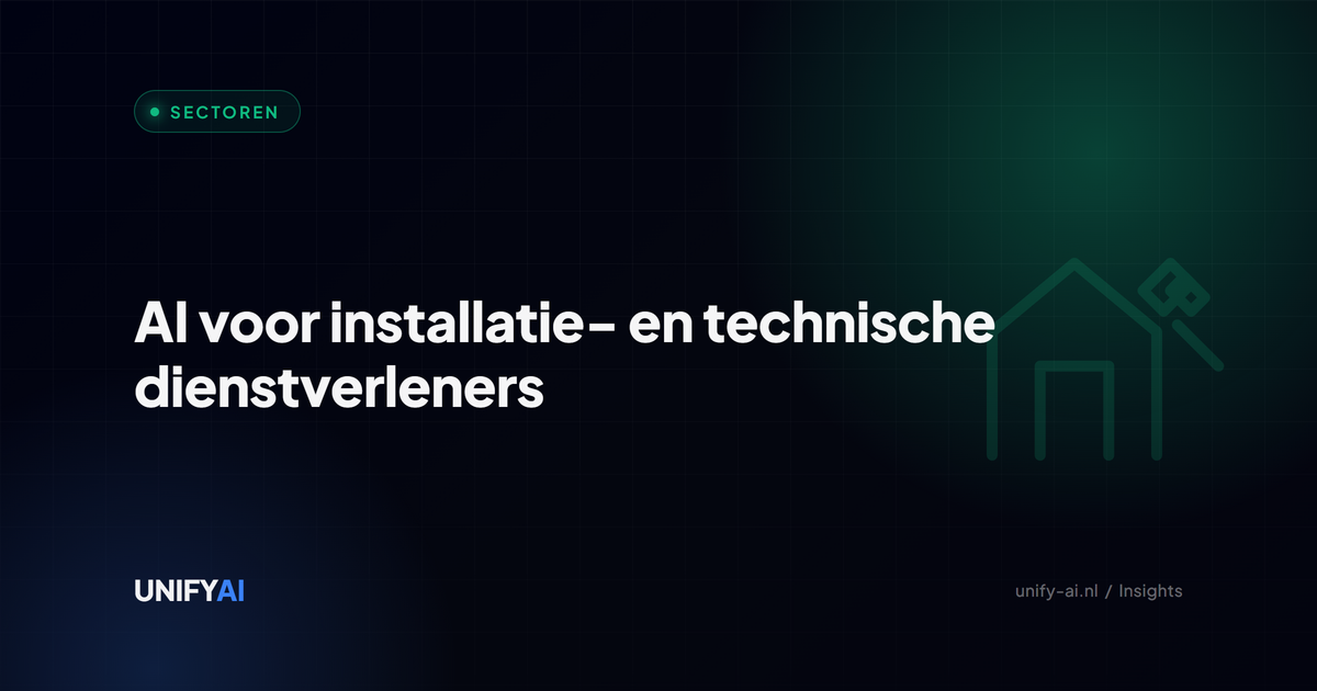 AI voor installatie- en technische dienstverleners: waar het echt tijd bespaart — praktische AI-gids voor Nederlandse MKB-bedrijven